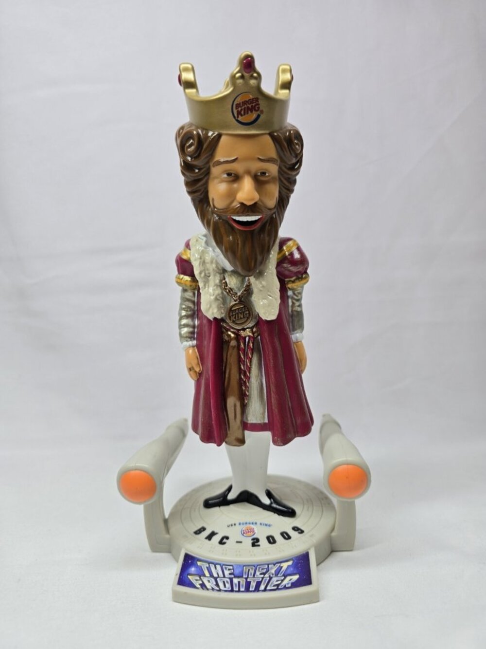 BURGER KING BOBBLEHEAD THE NEXT FRONTIER convention promo 2009 Used VINTAGE